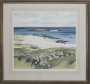 VIEW TO THE ISLANDS, A SIGNED LIMITED EDITION PRINT BY JIM NICHOLSON