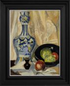 STILL LIFE WITH CHINESE VASE, AN OIL BY VIOLET MCNEISH KAY