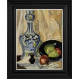 STILL LIFE WITH CHINESE VASE, AN OIL BY VIOLET MCNEISH KAY