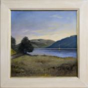 THE SHORES OF LOCH ECK II, AN OIL BY WILLIAM DOBBIE