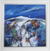 MISTY LAW IN WINTER, AN ACRYLIC BY SHELAGH CAMPBELL