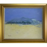 CRETAN LANDSCAPE, AN OIL BY JOHN KINGSLEY