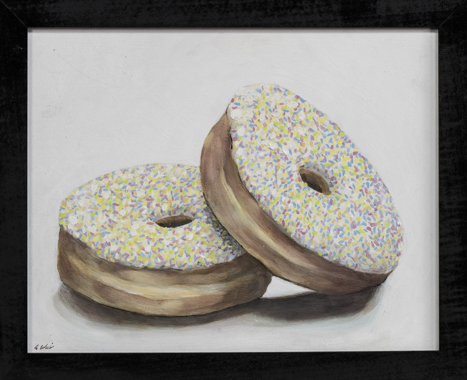 DOUGHNUT SPRINKLES, AN OIL BY GAVIN SCOTT WEIR