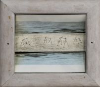 FREE ON THE EDGE - SEA AT BLACK EDGE, A MIXED MEDIA BY EOGHANN MACCOLL