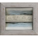 FREE ON THE EDGE - SEA AT BLACK EDGE, A MIXED MEDIA BY EOGHANN MACCOLL