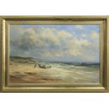 ELIE BEACH, AN OIL BY ALFRED ALLAN