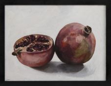 POMEGRANATES I, AN OIL BY GAVIN SCOTT WEIR