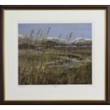 LOCH OSSAIN, A LIMITED EDITION PRINT BY JIM NICHOLSON