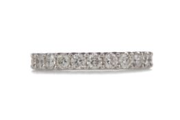 A DIAMOND HALF ETERNITY RING