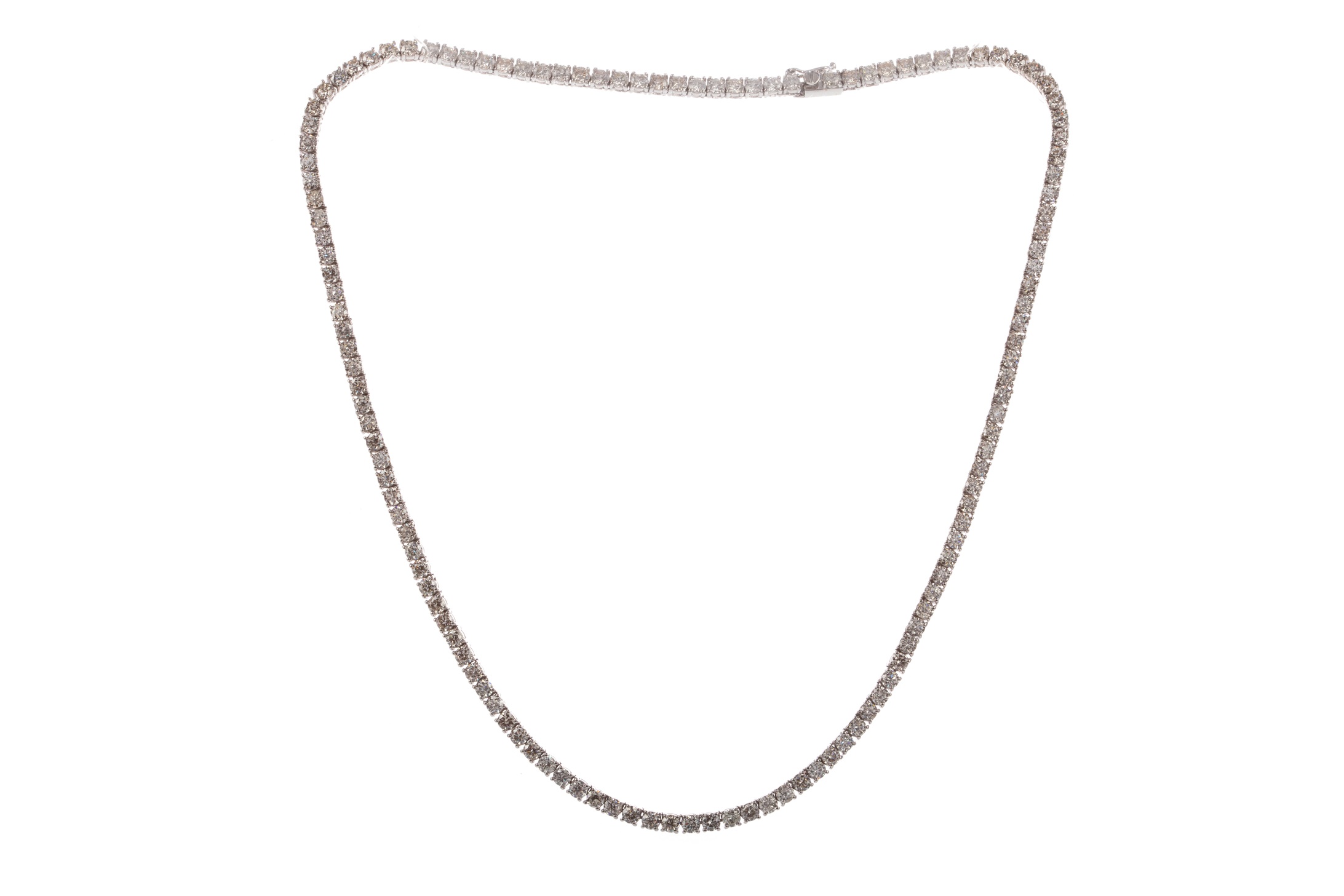 A DIAMOND LINE NECKLACE