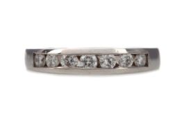 A DIAMOND HALF ETERNITY RING