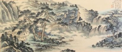 SHAN SHUI MOUNTAINOUS LANDSCAPE, CHINESE SCHOOL (20TH CENTURY)