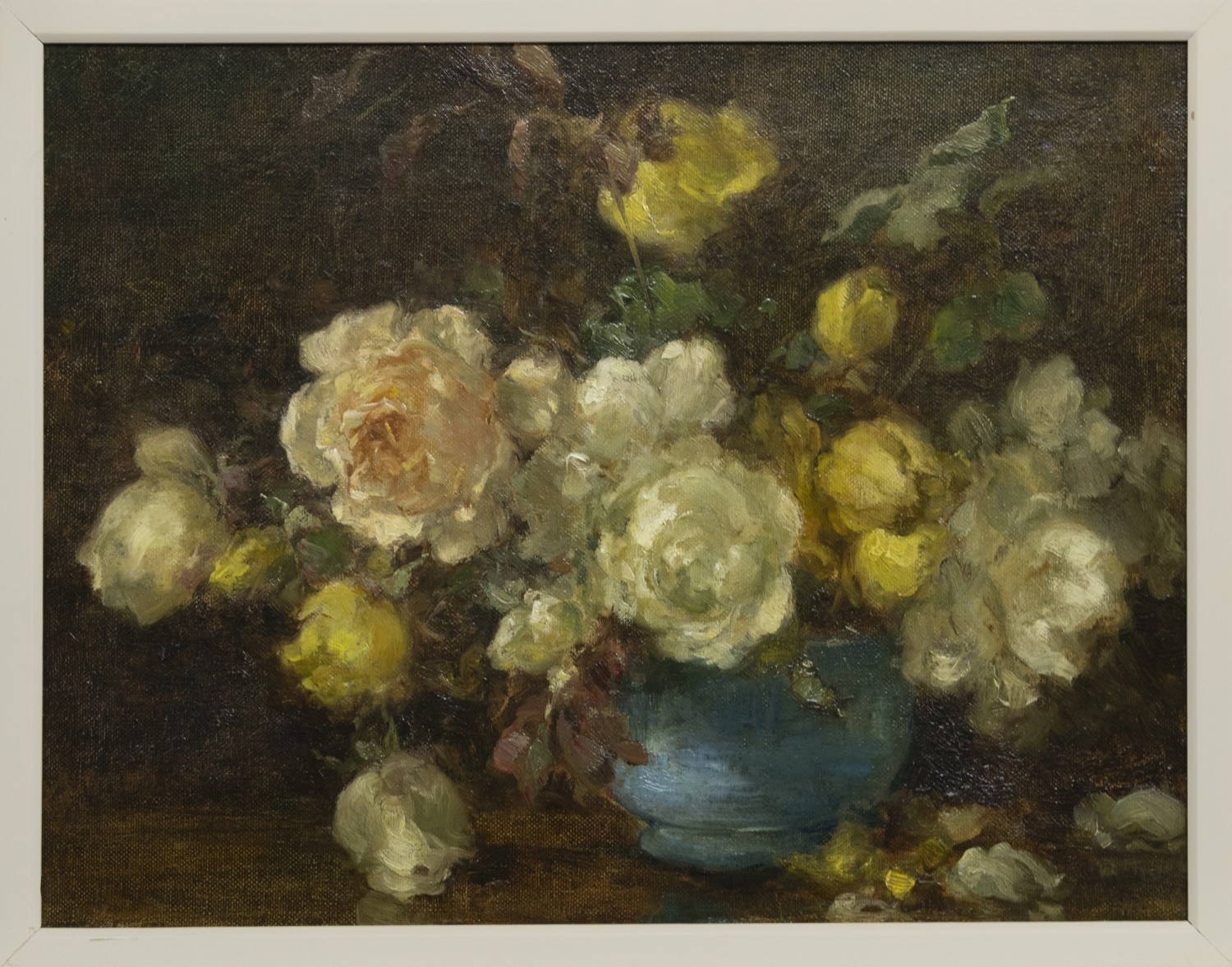 ROSES, AN OIL ATTRIBUTED TO LILY HARTRICK