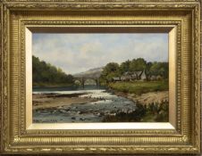 THE RIVER TWEED, AN OIL BY JOHN BLAKE MACDONALD