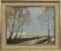 THE SANDBANKS ROAD, DUNOON, AN OIL BY WILLIAM HARDIE HAY