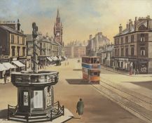 RENFREW X, AN OIL BY PETER ST CLAIR MERRIMAN