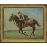 THE GALLOP, AN OIL BY ERNEST PAYNE