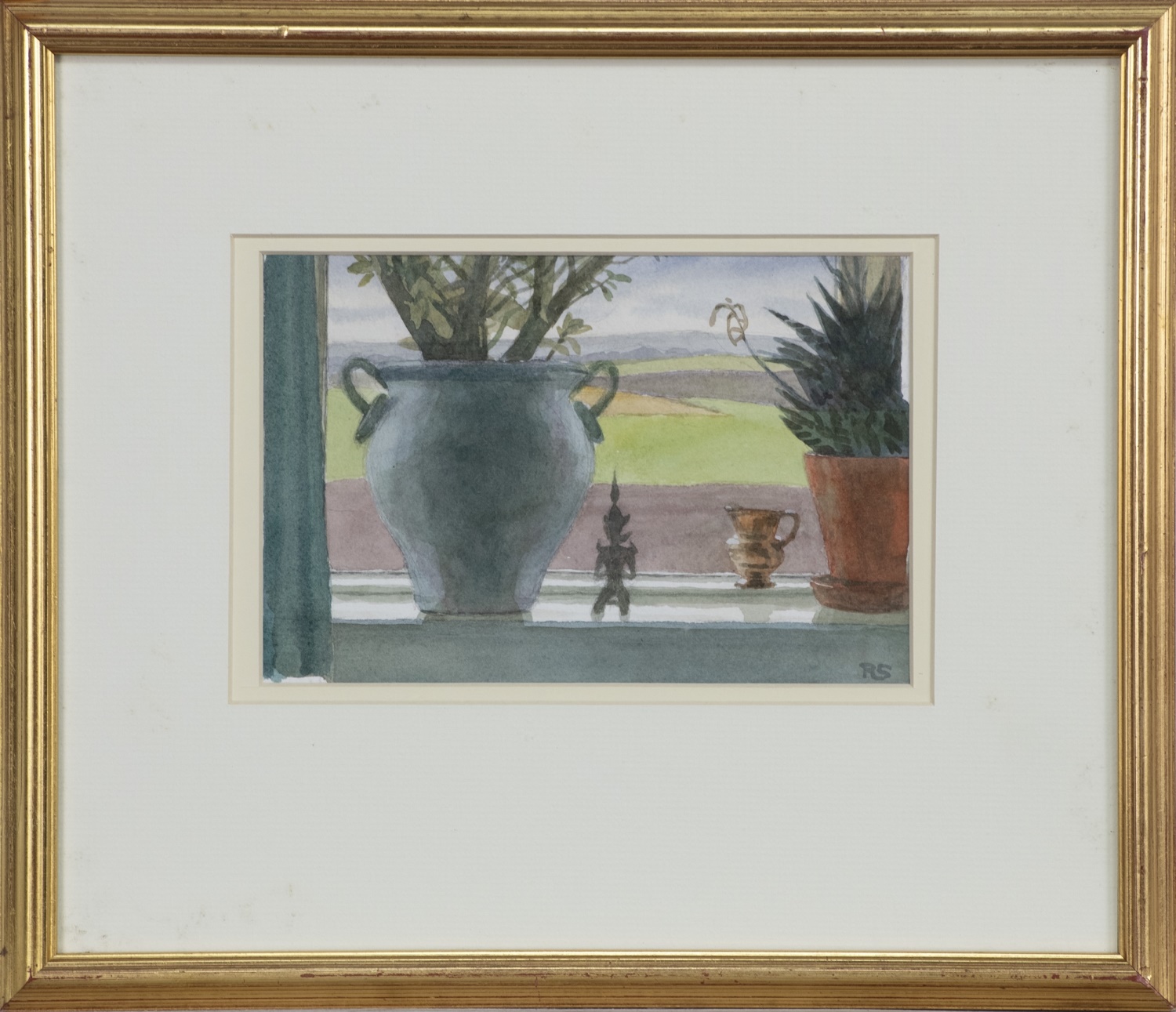 A PAIR OF WATERCOLOURS BY ROBERT SAWYERS - Image 2 of 2