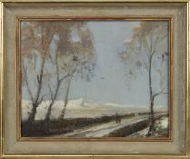 THE SANDBANKS ROAD, DUNOON, AN OIL BY WILLIAM HARDIE HAY