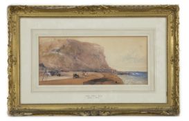 CORNISH COAST, A WATERCOLOUR BY JAMES BAKER PYNE