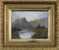 HIGHLAND LOCH, AN OIL BY WILLIAM BARCLAY