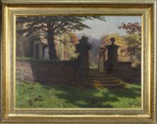 HER LITTLE DARLING, AN OIL BY FREDERICK HALL