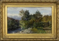 ON THE CULLEN, ROSS-SHIRE, AN OIL BY THOMAS BUNTING