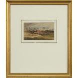 THE FARM IN THE HILLS, A WATERCOLOUR BY SIR DAVID MURRAY