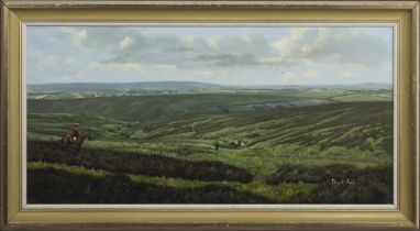 HUNTING COUNTRY, AN OIL BY DONALD AYRES