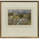 ROWAN BURN, CALLANDER, A WATERCOLOUR BY JOHN FAED