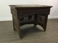 A CHINESE HARDWOOD WRITING DESK