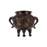 A CHINESE BRONZE CENSER