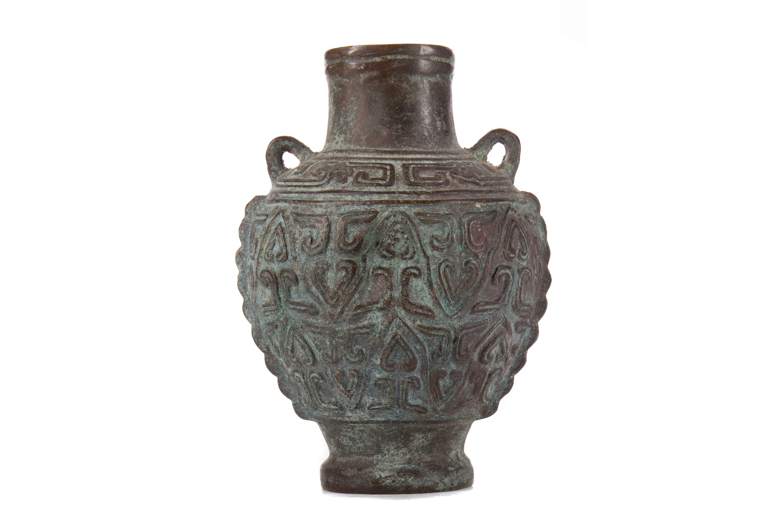 A CHINESE BRONZE VASE