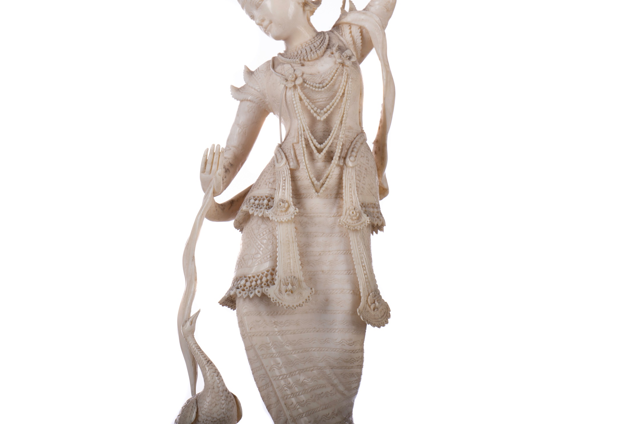INDIAN IVORY CARVING OF SHIVA - Image 4 of 4