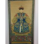 A PAIR OF CHINESE SCROLL PICTURES