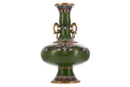 A CHINESE CLOISONNE ENAMEL VASE