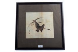 A JAPANESE WOODBLOCK PRINT AFTER OHARA KOSON