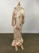 A JAPANESE SILK LADY'S WINTER KIMONO