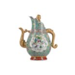 A LARGE CHINESE LIDDED EWER