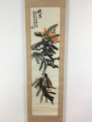 A CHINESE WALL SCROLL