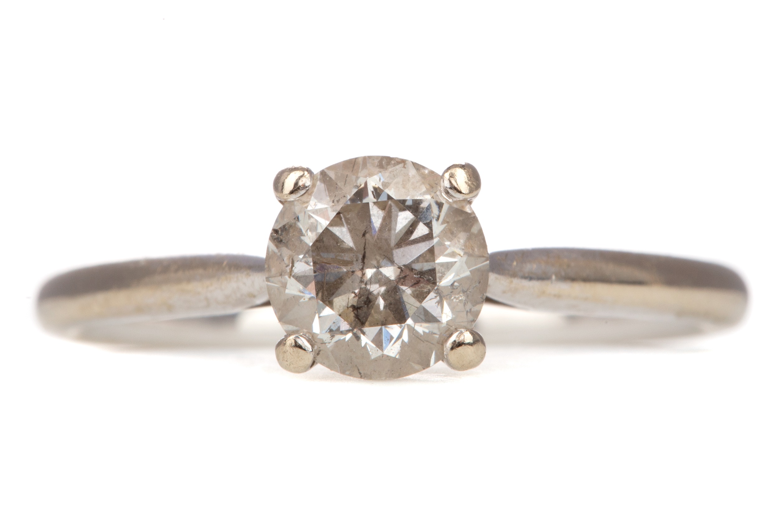 A DIAMOND SOLITAIRE RING