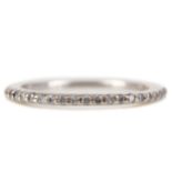 A DIAMOND HALF ETERNITY RING