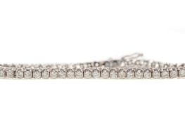 A DIAMOND TENNIS BRACELET