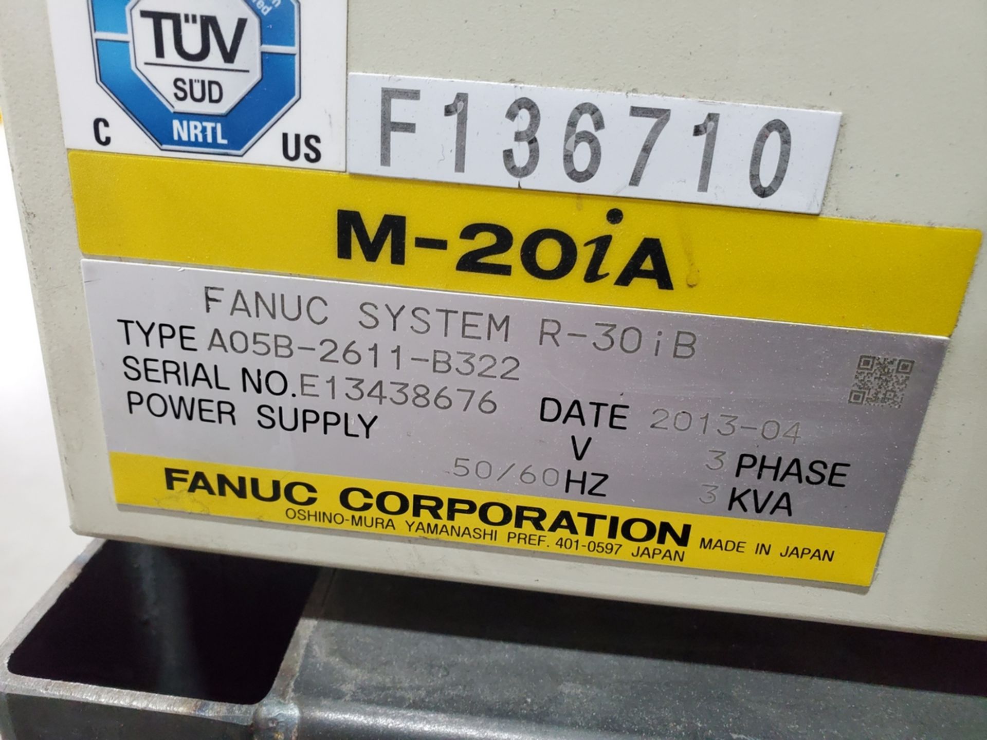 Fanuc M-20iA 6-Axis Robot, New in 2013 - Image 9 of 9