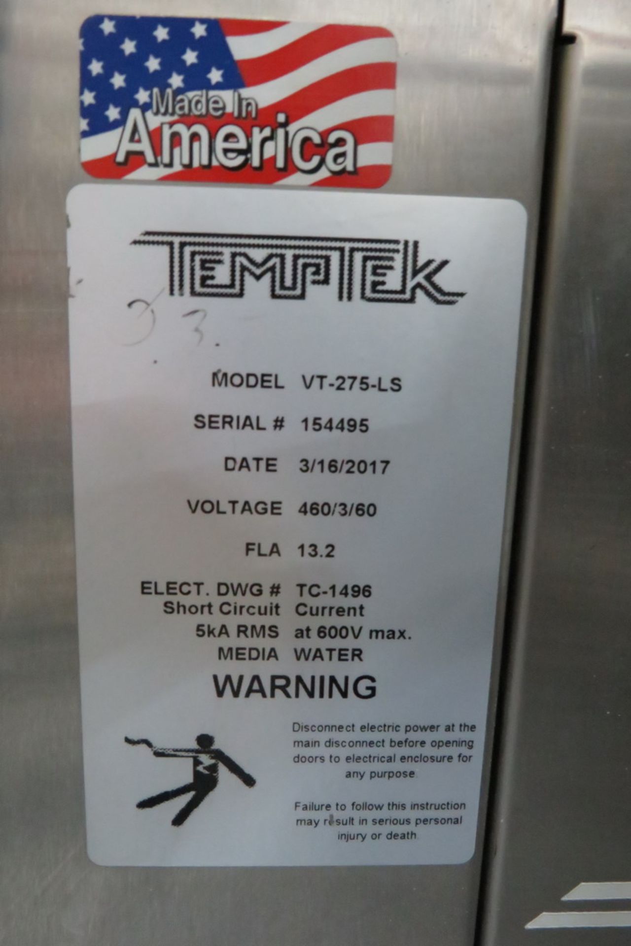 Temptek VT-275-LS Water Temperature Controller, New in 2017 - Image 2 of 2