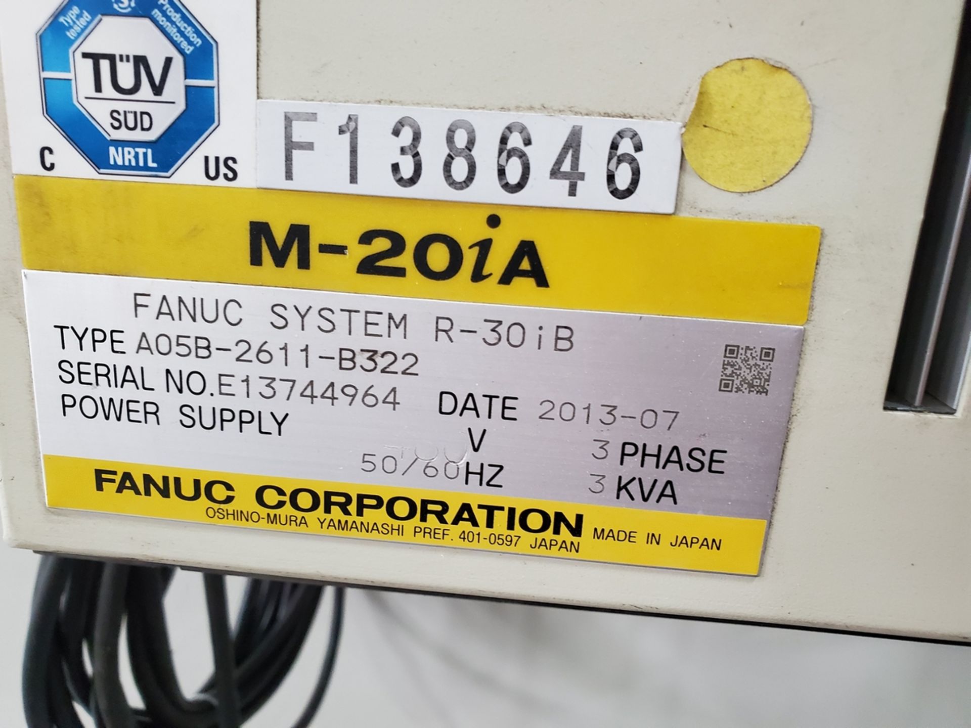 Fanuc M-20iA 6-Axis Robot, New 2013 - Image 10 of 10