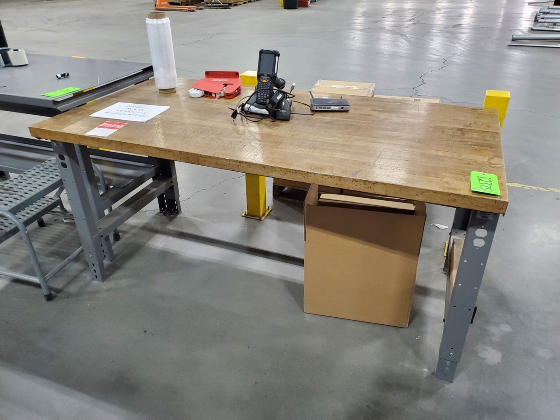 Wood Topped Workbench