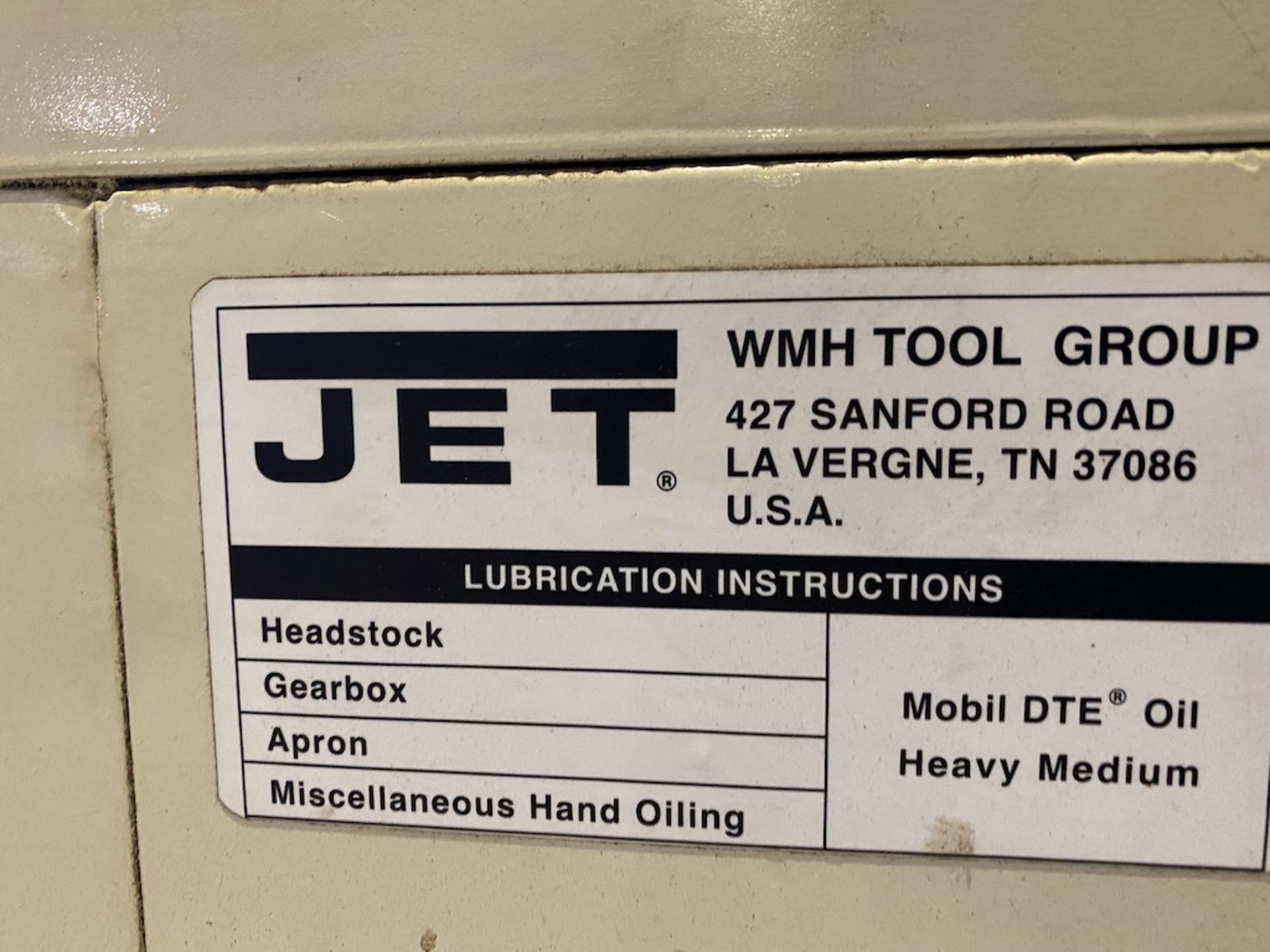 Jet GH-1640ZX Geared Head Precision Lathe - Image 13 of 14