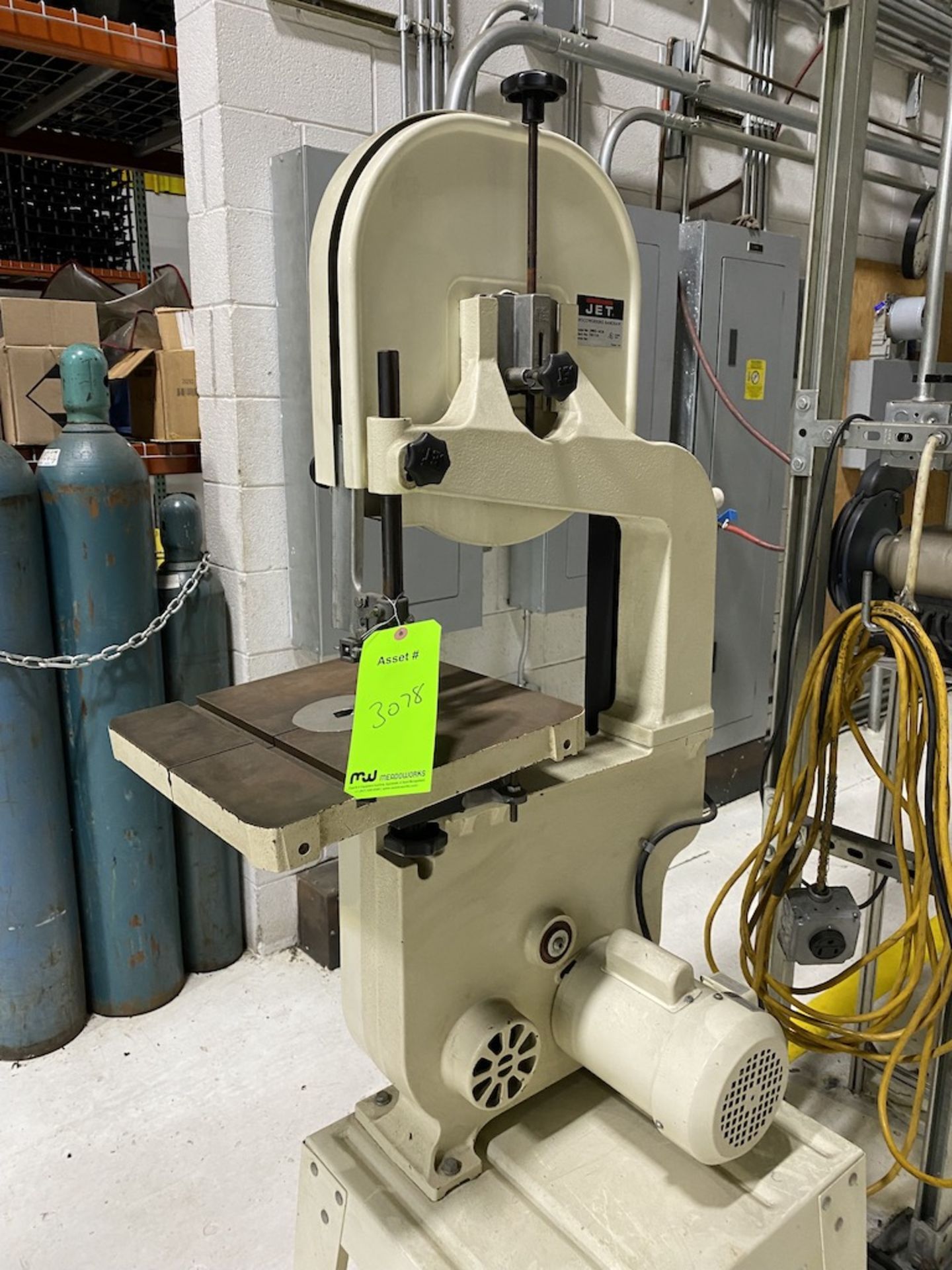 Jet JWBS-140S Vertical Bandsaw on Stand - Image 3 of 4