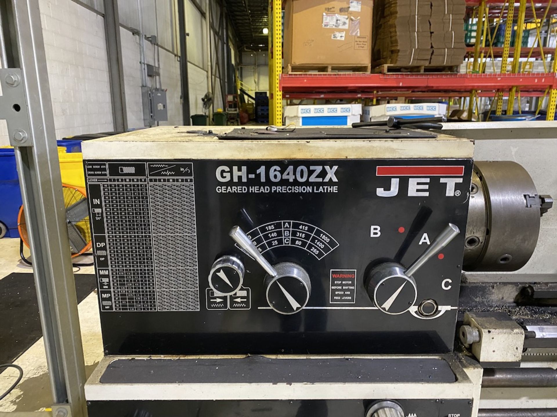 Jet GH-1640ZX Geared Head Precision Lathe - Image 4 of 14